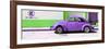 ¡Viva Mexico! Panoramic Collection - "En Linea Roja" Purple VW Beetle Car-Philippe Hugonnard-Framed Photographic Print