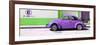 ¡Viva Mexico! Panoramic Collection - "En Linea Roja" Purple VW Beetle Car-Philippe Hugonnard-Framed Photographic Print