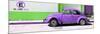 ¡Viva Mexico! Panoramic Collection - "En Linea Roja" Purple VW Beetle Car-Philippe Hugonnard-Mounted Photographic Print