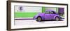 ¡Viva Mexico! Panoramic Collection - "En Linea Roja" Purple VW Beetle Car-Philippe Hugonnard-Framed Photographic Print