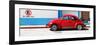 ¡Viva Mexico! Panoramic Collection - "En Linea Roja" Red VW Beetle Car-Philippe Hugonnard-Framed Photographic Print