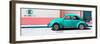 ¡Viva Mexico! Panoramic Collection - "En Linea Roja" Turquoise VW Beetle Car-Philippe Hugonnard-Framed Photographic Print