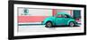 ¡Viva Mexico! Panoramic Collection - "En Linea Roja" Turquoise VW Beetle Car-Philippe Hugonnard-Framed Photographic Print