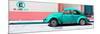 ¡Viva Mexico! Panoramic Collection - "En Linea Roja" Turquoise VW Beetle Car-Philippe Hugonnard-Mounted Photographic Print