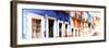 ¡Viva Mexico! Panoramic Collection - Facades of Colors in Guanajuato II-Philippe Hugonnard-Framed Photographic Print