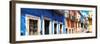 ¡Viva Mexico! Panoramic Collection - Facades of Colors in Guanajuato-Philippe Hugonnard-Framed Photographic Print