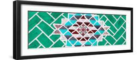 ¡Viva Mexico! Panoramic Collection - Green Mosaics-Philippe Hugonnard-Framed Photographic Print