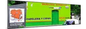 ¡Viva Mexico! Panoramic Collection - Green Papeleria Estrella-Philippe Hugonnard-Mounted Photographic Print