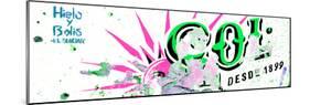 ¡Viva Mexico! Panoramic Collection - Green SOL Sign Street Wall-Philippe Hugonnard-Mounted Photographic Print