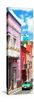 ¡Viva Mexico! Panoramic Collection - Green Taxi-Philippe Hugonnard-Stretched Canvas