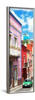 ¡Viva Mexico! Panoramic Collection - Green Taxi-Philippe Hugonnard-Framed Photographic Print