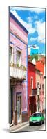 ¡Viva Mexico! Panoramic Collection - Green Taxi-Philippe Hugonnard-Mounted Photographic Print