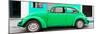 ¡Viva Mexico! Panoramic Collection - Green VW Beetle Car-Philippe Hugonnard-Mounted Photographic Print