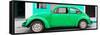 ¡Viva Mexico! Panoramic Collection - Green VW Beetle Car-Philippe Hugonnard-Framed Stretched Canvas