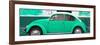 ¡Viva Mexico! Panoramic Collection - Green VW Beetle-Philippe Hugonnard-Framed Photographic Print