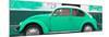 ¡Viva Mexico! Panoramic Collection - Green VW Beetle-Philippe Hugonnard-Mounted Photographic Print