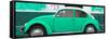 ¡Viva Mexico! Panoramic Collection - Green VW Beetle-Philippe Hugonnard-Framed Stretched Canvas