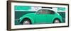 ¡Viva Mexico! Panoramic Collection - Green VW Beetle-Philippe Hugonnard-Framed Photographic Print