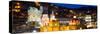 ¡Viva Mexico! Panoramic Collection - Guanajuato by Night-Philippe Hugonnard-Stretched Canvas