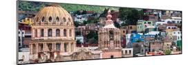 ¡Viva Mexico! Panoramic Collection - Guanajuato Church Domes II-Philippe Hugonnard-Mounted Photographic Print