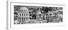 ¡Viva Mexico! Panoramic Collection - Guanajuato Church Domes III-Philippe Hugonnard-Framed Photographic Print