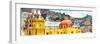 ¡Viva Mexico! Panoramic Collection - Guanajuato Church Domes IV-Philippe Hugonnard-Framed Photographic Print