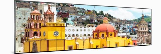 ¡Viva Mexico! Panoramic Collection - Guanajuato Church Domes IV-Philippe Hugonnard-Mounted Photographic Print