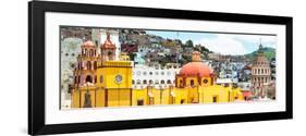 ¡Viva Mexico! Panoramic Collection - Guanajuato Church Domes IV-Philippe Hugonnard-Framed Photographic Print