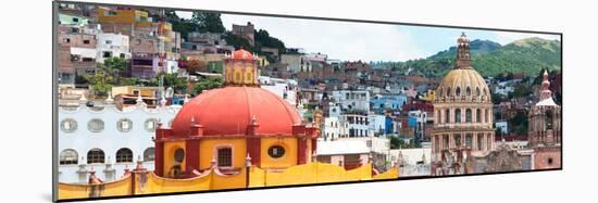 ¡Viva Mexico! Panoramic Collection - Guanajuato Church Domes-Philippe Hugonnard-Mounted Photographic Print