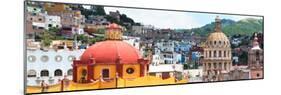 ¡Viva Mexico! Panoramic Collection - Guanajuato Church Domes-Philippe Hugonnard-Mounted Photographic Print