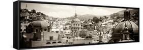 ¡Viva Mexico! Panoramic Collection - Guanajuato Cityscape II-Philippe Hugonnard-Framed Stretched Canvas