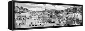 ¡Viva Mexico! Panoramic Collection - Guanajuato Cityscape III-Philippe Hugonnard-Framed Stretched Canvas