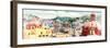 ¡Viva Mexico! Panoramic Collection - Guanajuato Cityscape IV-Philippe Hugonnard-Framed Photographic Print