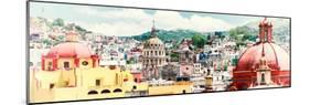 ¡Viva Mexico! Panoramic Collection - Guanajuato Cityscape IV-Philippe Hugonnard-Mounted Photographic Print