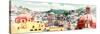 ¡Viva Mexico! Panoramic Collection - Guanajuato Cityscape IV-Philippe Hugonnard-Stretched Canvas