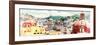 ¡Viva Mexico! Panoramic Collection - Guanajuato Cityscape IV-Philippe Hugonnard-Framed Photographic Print