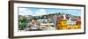 ¡Viva Mexico! Panoramic Collection - Guanajuato Cityscape V-Philippe Hugonnard-Framed Photographic Print