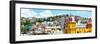 ¡Viva Mexico! Panoramic Collection - Guanajuato Cityscape V-Philippe Hugonnard-Framed Photographic Print