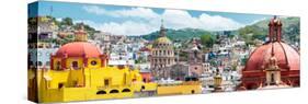 ¡Viva Mexico! Panoramic Collection - Guanajuato Cityscape-Philippe Hugonnard-Stretched Canvas