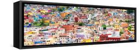 ¡Viva Mexico! Panoramic Collection - Guanajuato Colorful City V-Philippe Hugonnard-Framed Stretched Canvas