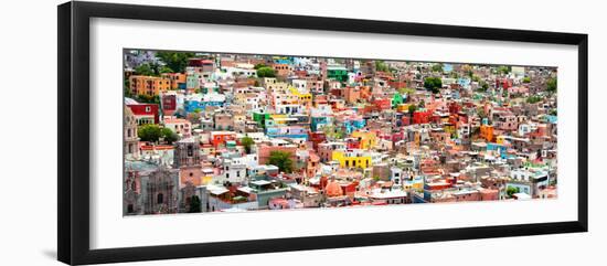 ¡Viva Mexico! Panoramic Collection - Guanajuato Colorful City VI-Philippe Hugonnard-Framed Photographic Print