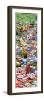 ¡Viva Mexico! Panoramic Collection - Guanajuato Colorful City X-Philippe Hugonnard-Framed Photographic Print