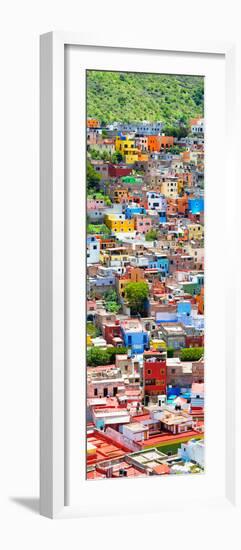 ¡Viva Mexico! Panoramic Collection - Guanajuato Colorful City X-Philippe Hugonnard-Framed Photographic Print