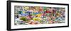 ¡Viva Mexico! Panoramic Collection - Guanajuato Colorful City XII-Philippe Hugonnard-Framed Photographic Print
