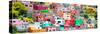 ¡Viva Mexico! Panoramic Collection - Guanajuato Colorful City XVI-Philippe Hugonnard-Stretched Canvas