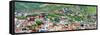 ¡Viva Mexico! Panoramic Collection - Guanajuato Colorful Cityscape IV-Philippe Hugonnard-Framed Stretched Canvas