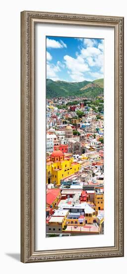 ¡Viva Mexico! Panoramic Collection - Guanajuato Colorful Cityscape V-Philippe Hugonnard-Framed Photographic Print