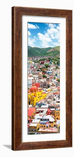 ¡Viva Mexico! Panoramic Collection - Guanajuato Colorful Cityscape V-Philippe Hugonnard-Framed Photographic Print