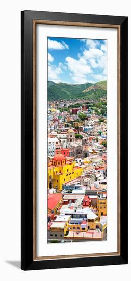 ¡Viva Mexico! Panoramic Collection - Guanajuato Colorful Cityscape V-Philippe Hugonnard-Framed Photographic Print