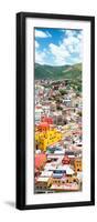 ¡Viva Mexico! Panoramic Collection - Guanajuato Colorful Cityscape V-Philippe Hugonnard-Framed Photographic Print